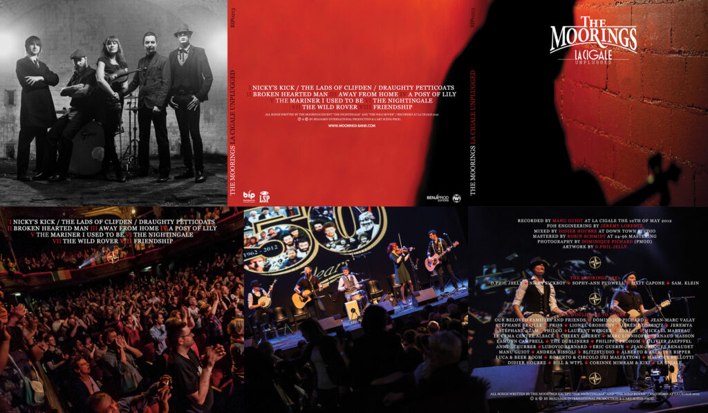 The Moorings - Live @ La Cigale - Vinyle Artwork 2013
