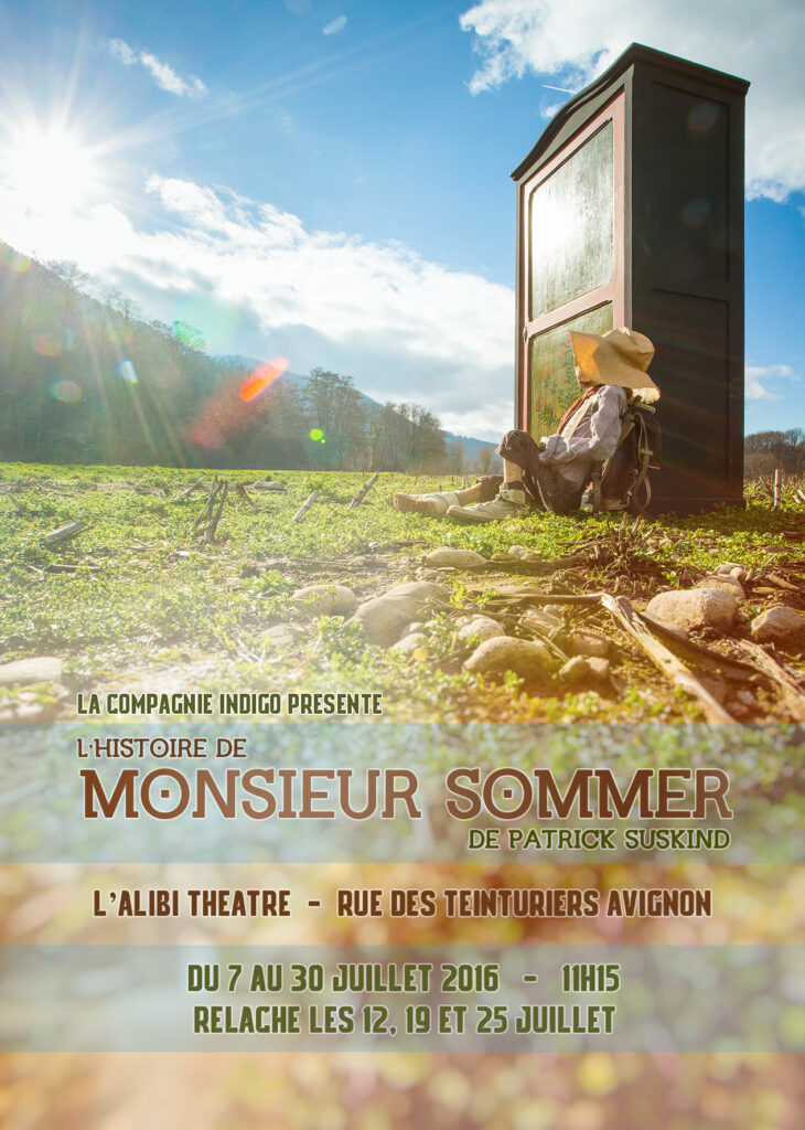 de Patrick Süskind

 

Spectacle tout public à partir de 7 ans,

avec une marionnette  

 

Jeu : Quentin Lemaire, Clarisse Hagenmuller

Violoncelle et musique électro : Stéphane Clor

Mise en scène : Clarisse Hagenmuller

Vidéo : Marc Linnhoff

Costumes : Jean Duntz

Photo : Dominique Pichard