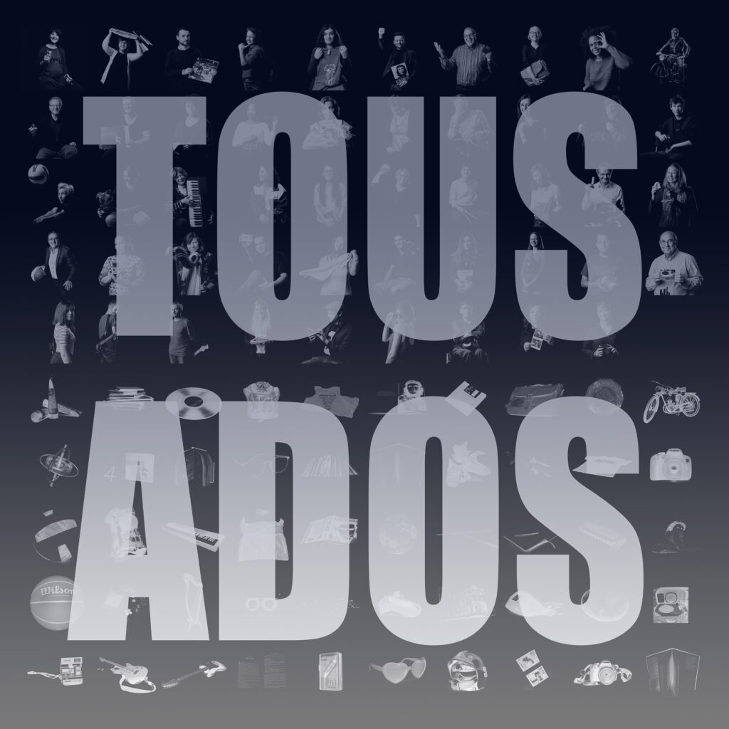 Cinquante portraits d’adolescent·es et de professionnel·les de la MDA avec les objets qui ont marqué leur adolescence.