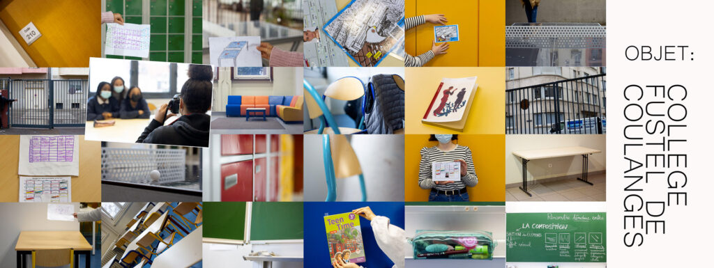 Ateliers photo autour de l’identité et de l’interculturalité avec des collégien·nes et des personnes réfugiées. Musée alsacien / Collège Fustel, 2019.